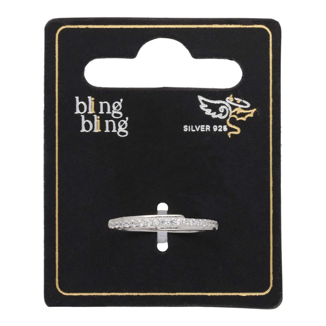 Prstan 925 Srebro s Kristali