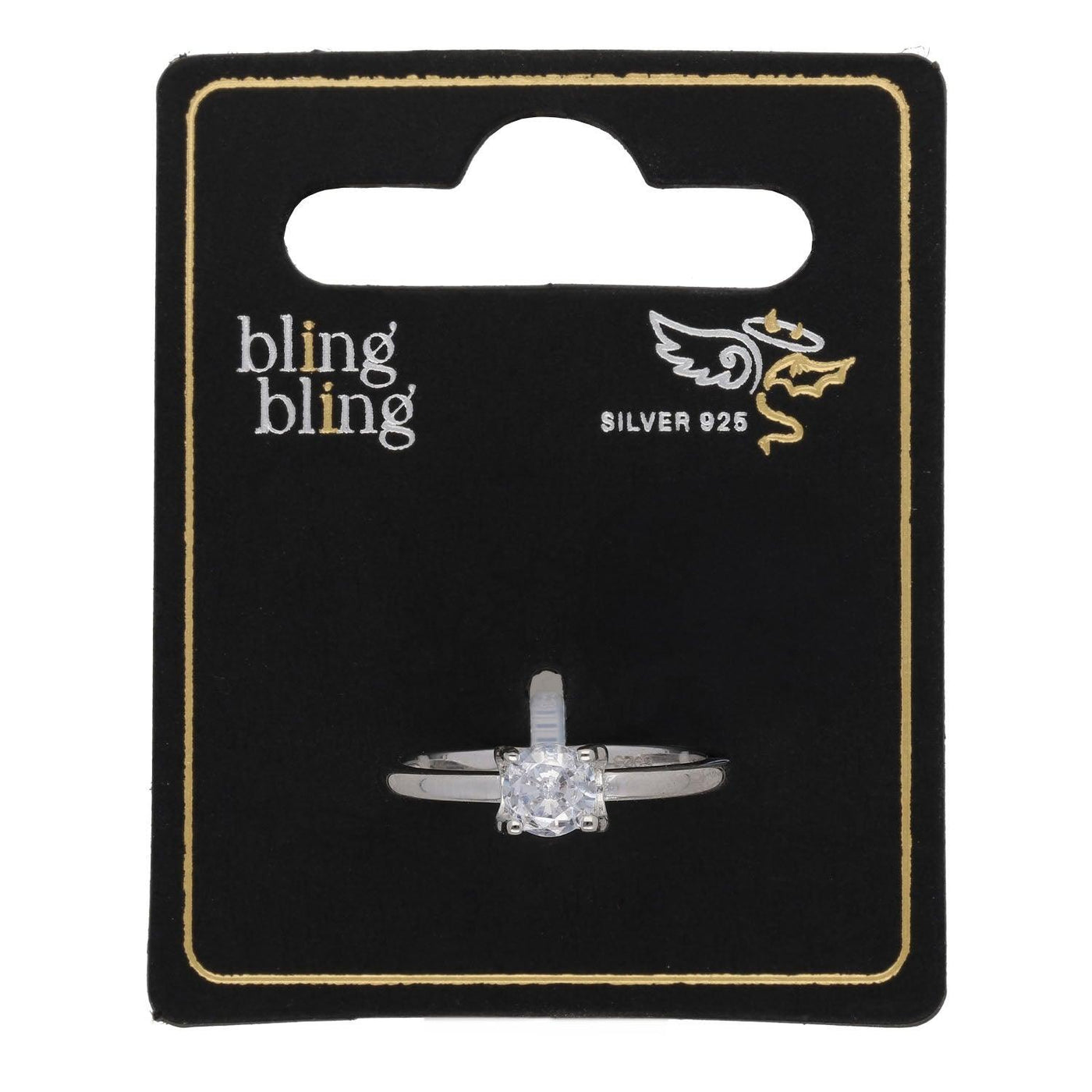 Prstan 925 Srebro kristal - Fraktal