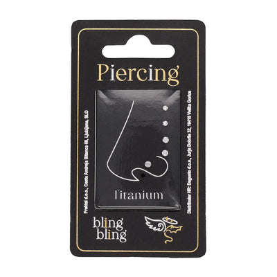 Piercing za Nos iz Titana 5 Kos