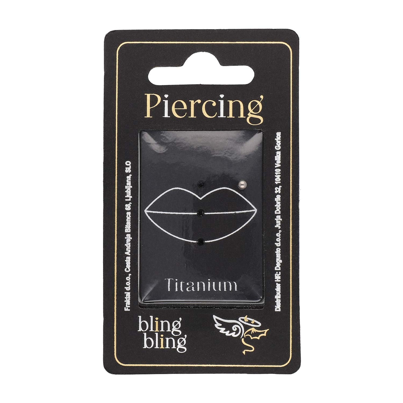 Piercing za Ustnice iz Titana