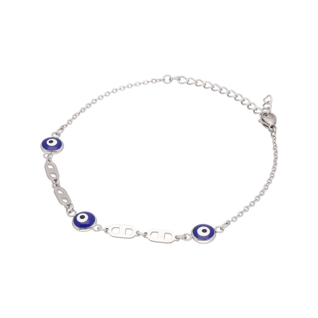 Zapestnica za Noge Evil Eye Nerjaveče Jeklo