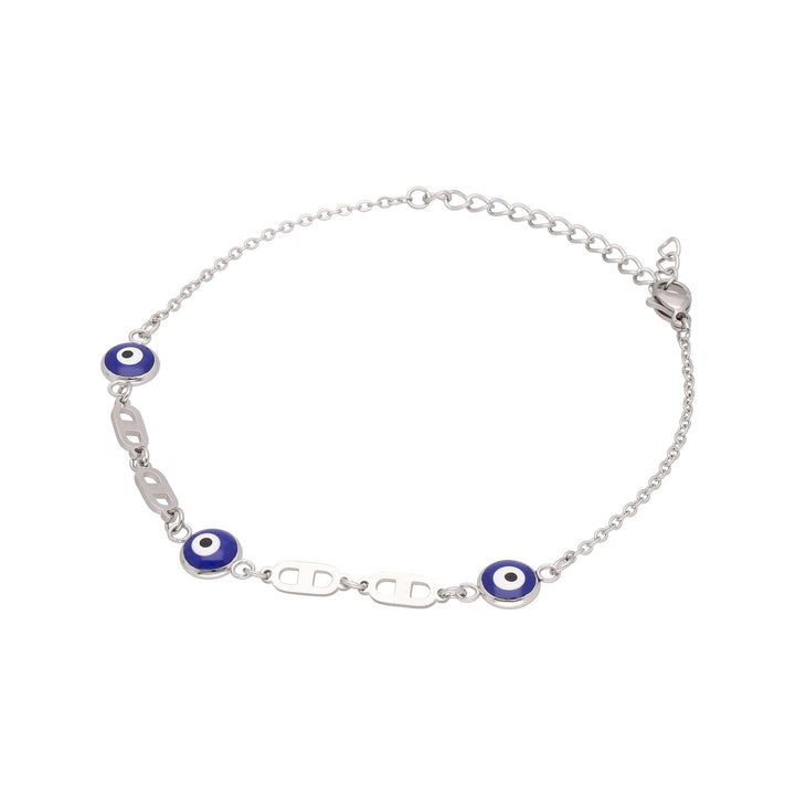 Zapestnica za Noge Evil Eye Nerjaveče Jeklo