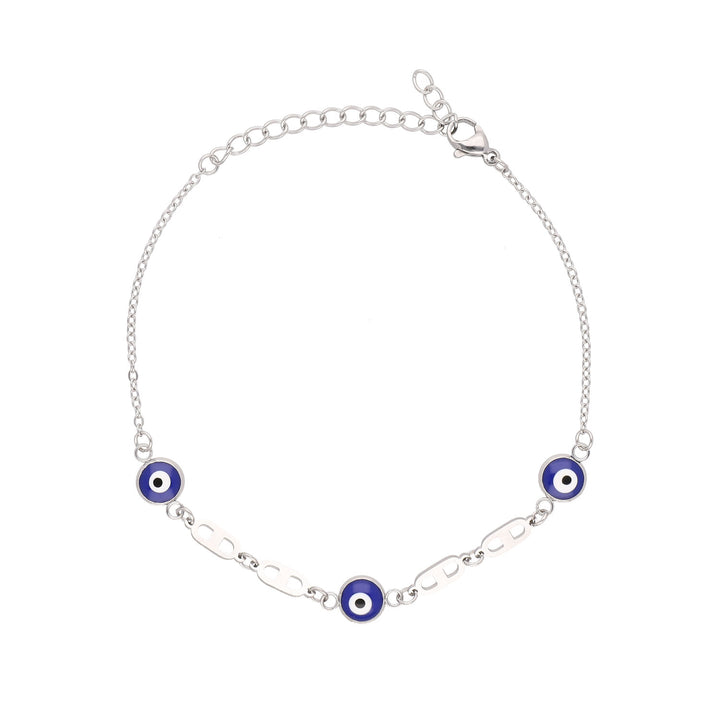 Zapestnica za Noge Evil Eye Nerjaveče Jeklo