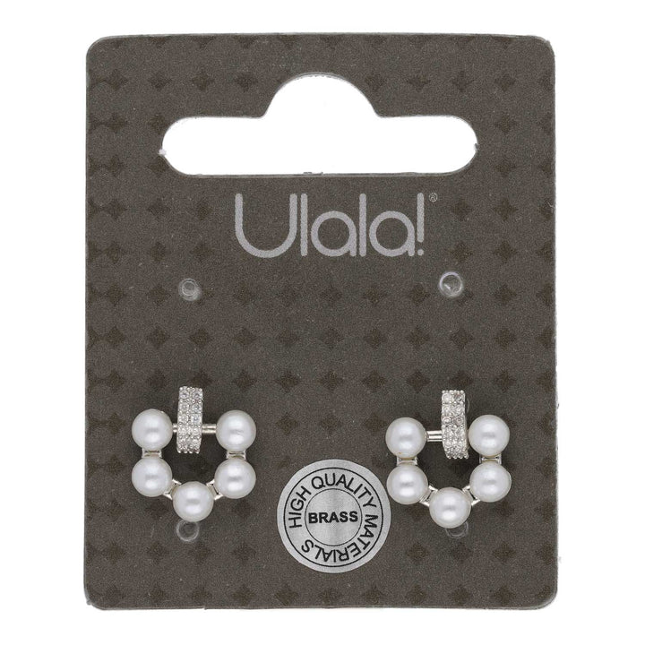 Uhani Perle s Kristali
