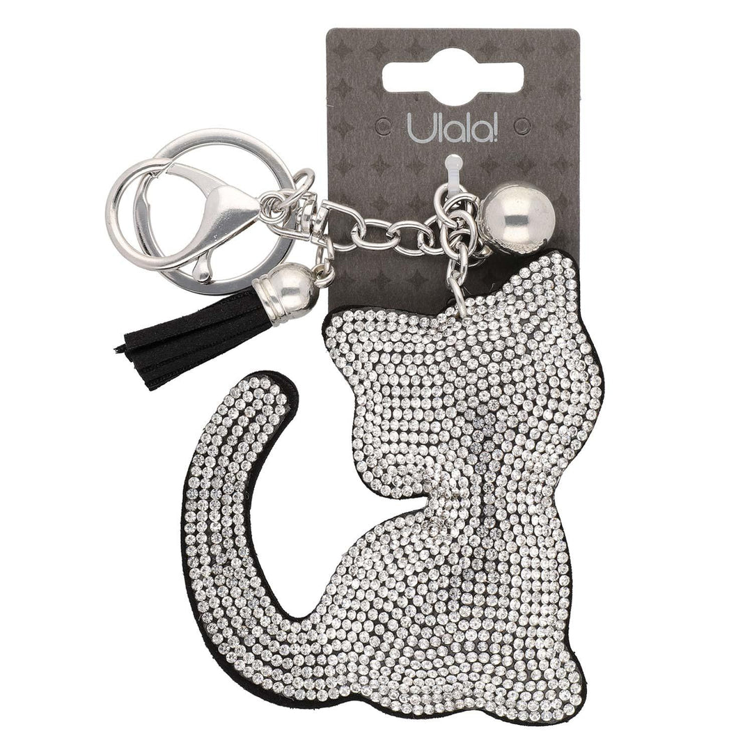 Obesek Za Ključe Maček S kristali - Fraktal