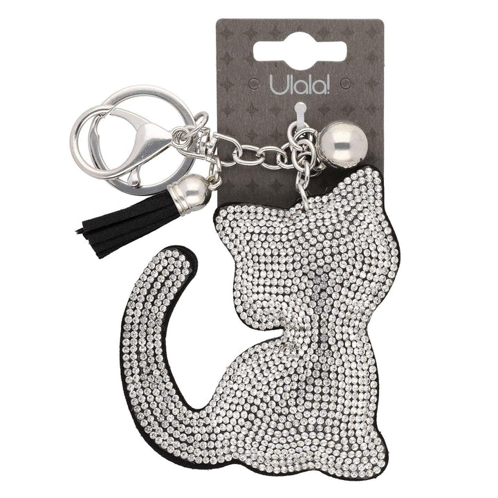 Obesek Za Ključe Maček S kristali - Fraktal