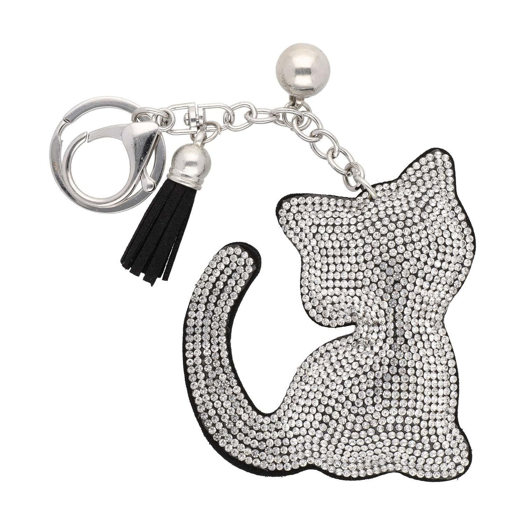 Obesek Za Ključe Maček S kristali - Fraktal