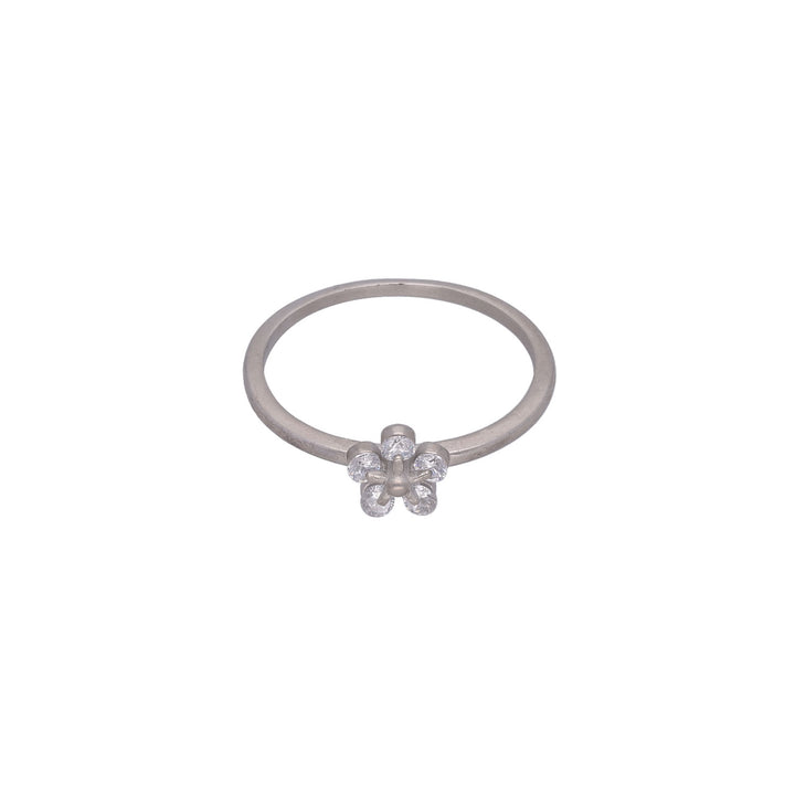 Prstan Roža 925 Srebro Bling Bling