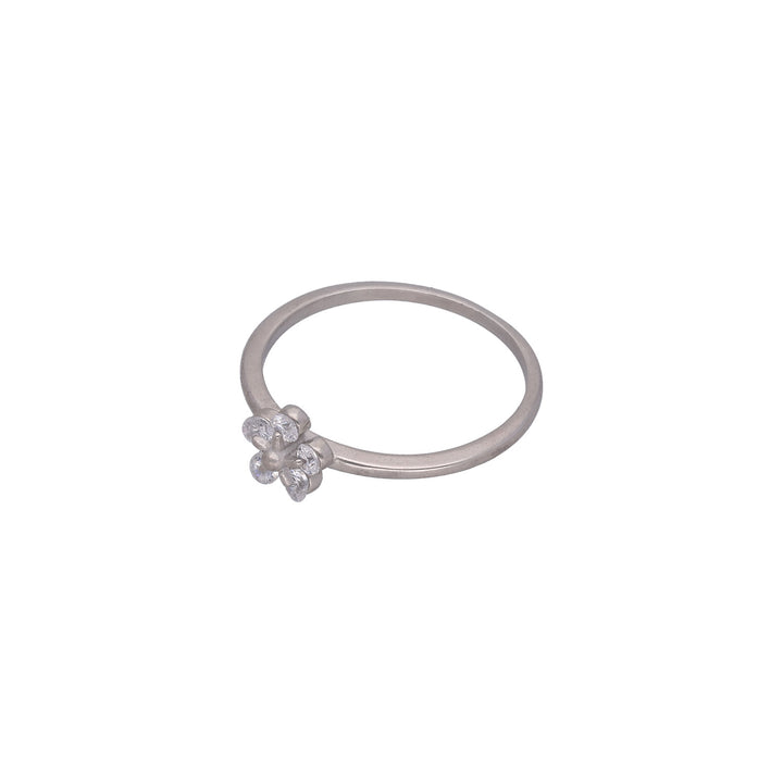 Prstan Roža 925 Srebro Bling Bling