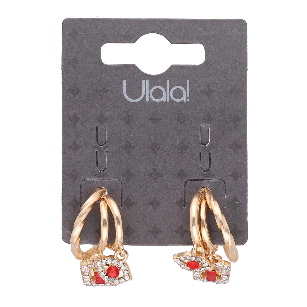 Uhani Zlati Set 3 Kos