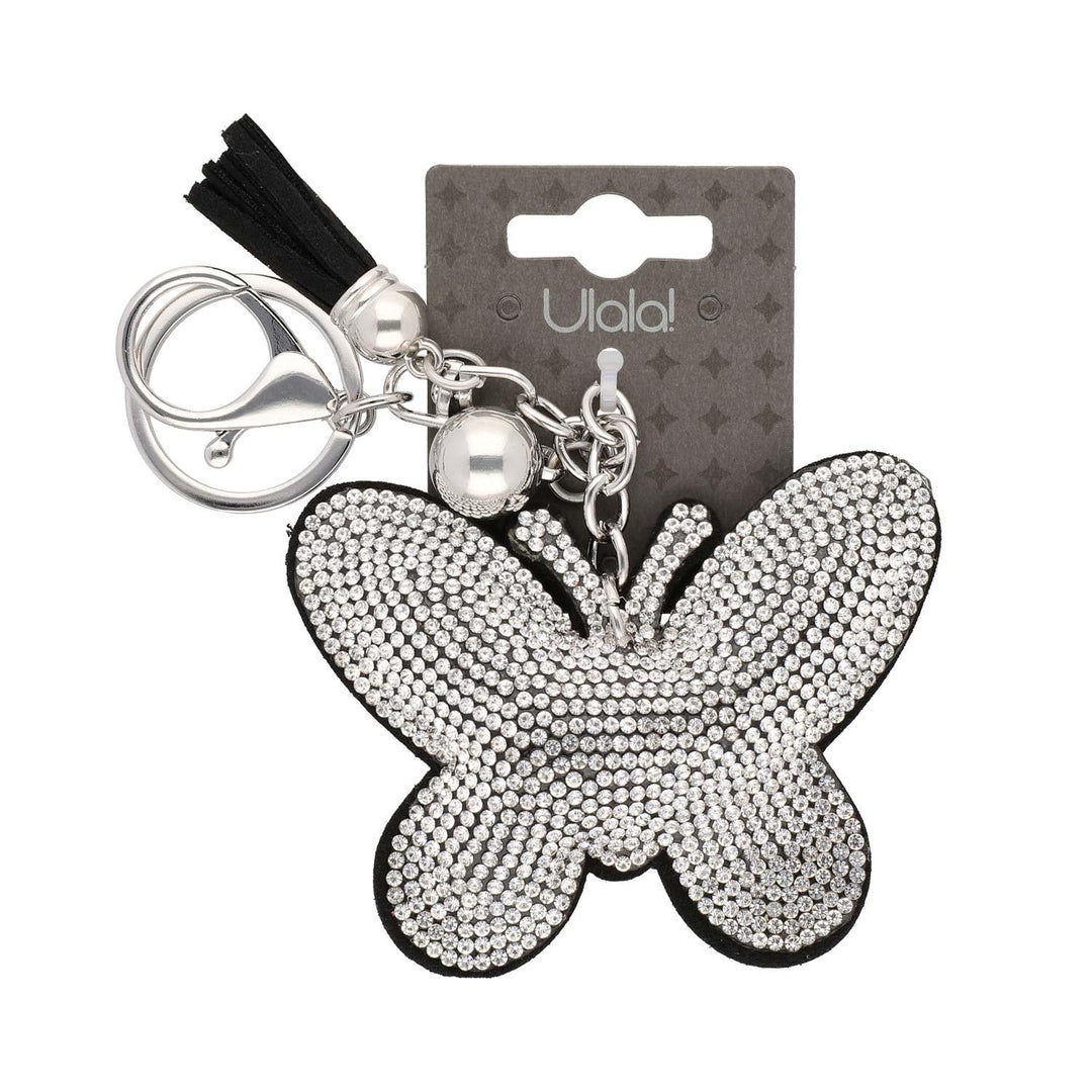Obesek Za Ključe Metulj S Kristali - Fraktal