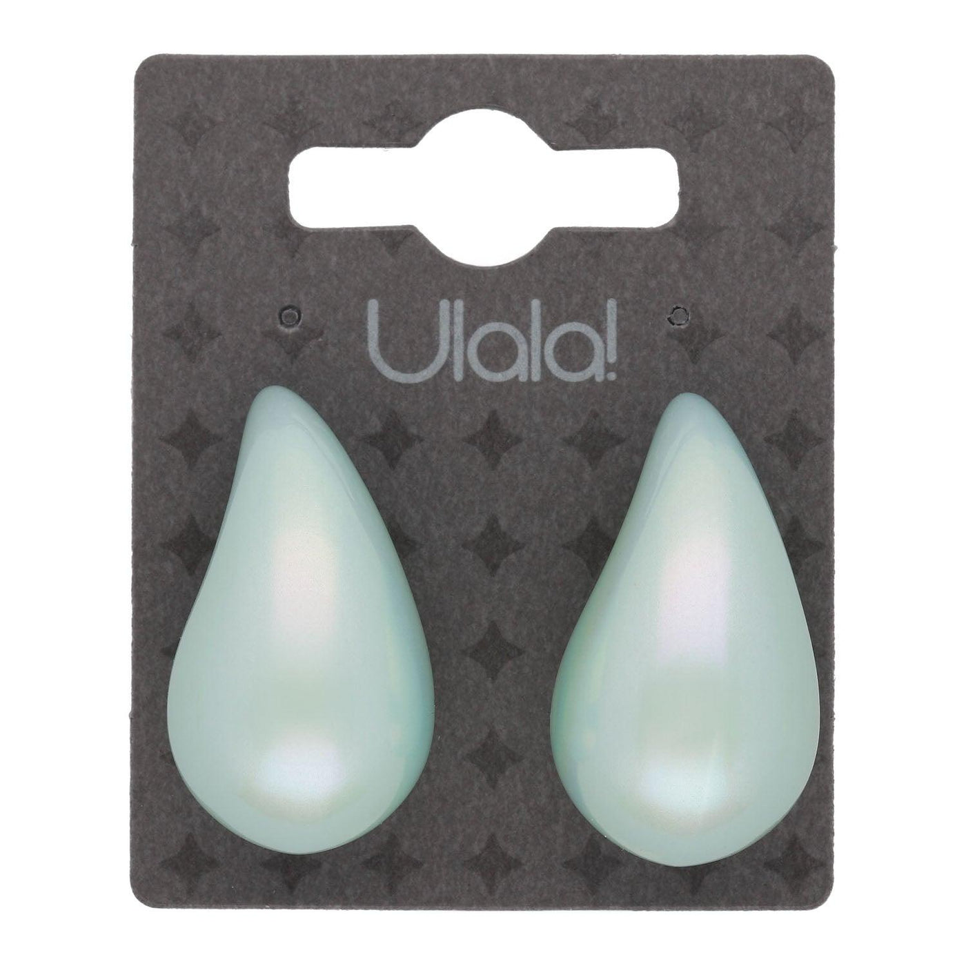 Uhani Teardrop Zeleni - Fraktal