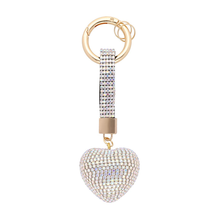 Obesek Za Ključe Srce s Kristali