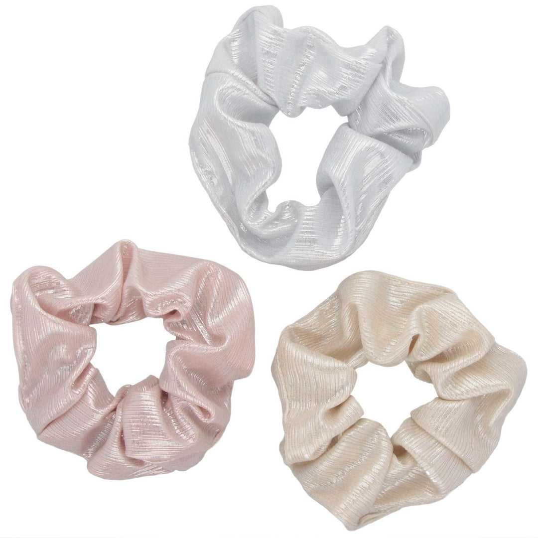 Scrunchie Elastika Za Lase Metallic Set 3 Kos - Fraktal