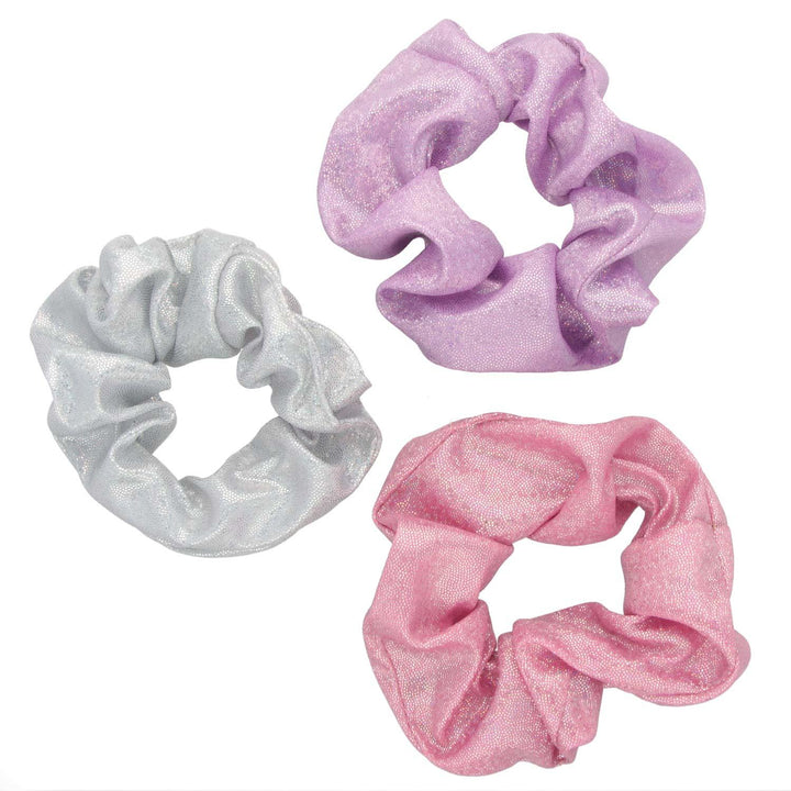 Scrunchie Elastika Za Lase Holografski Sijaj 3 Kos - Fraktal