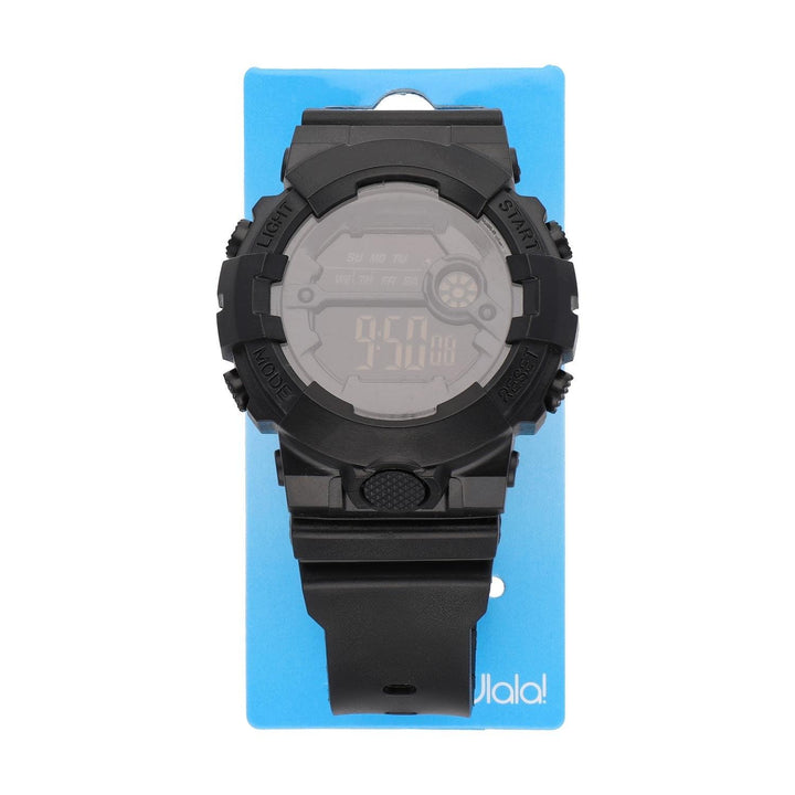 Ura Otroška Črna Digitalna 42 mm - Fraktal