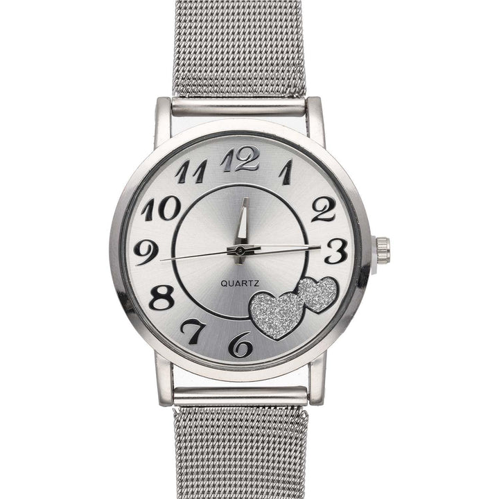 Ura Srce Srebrna Quartz 39 mm - Fraktal