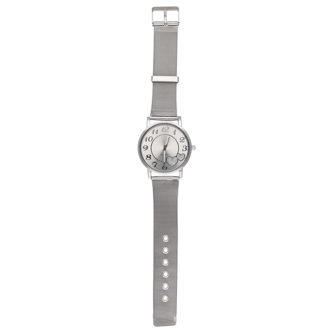 Ura Srce Srebrna Quartz 39 mm - Fraktal