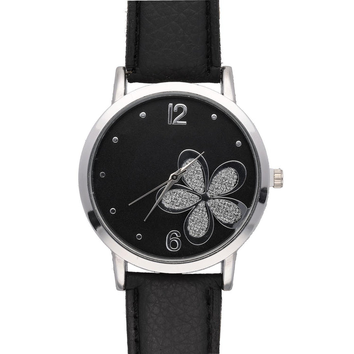 Ura Črna Z Rožo 38 mm - Fraktal