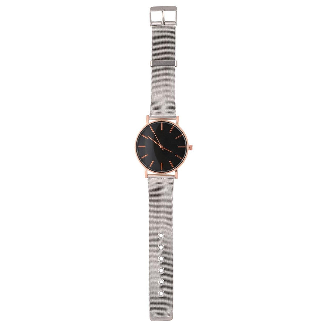 Ura Črno Zlata Z Srebrnim Paščkom 41mm - Fraktal