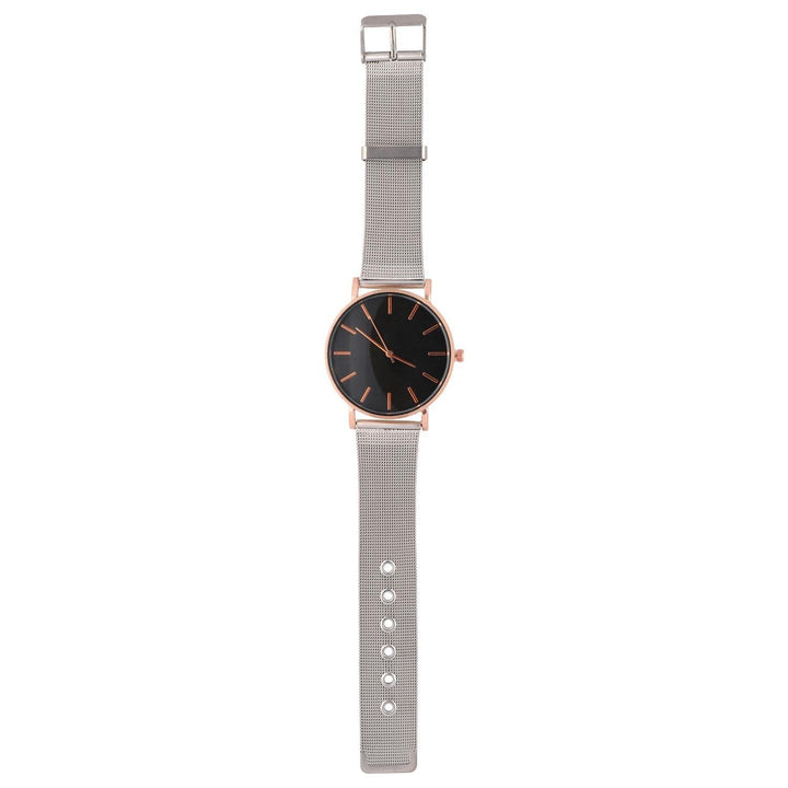 Ura Črno Zlata Z Srebrnim Paščkom 41mm - Fraktal