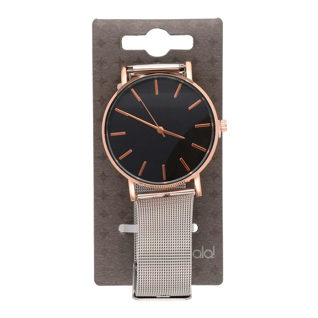 Ura Črno Zlata Z Srebrnim Paščkom 41mm - Fraktal
