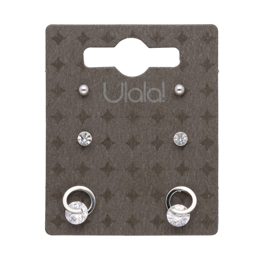 Uhani Kristal Set 3 Pari - Fraktal