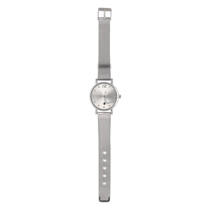 Ura Srce Srebrna Quartz 34 mm - Fraktal