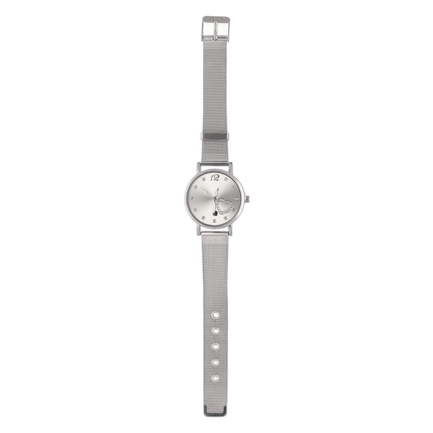 Ura Srce Srebrna Quartz 34 mm - Fraktal