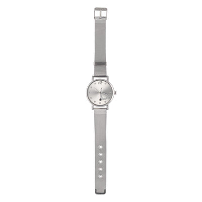 Ura Srce Srebrna Quartz 34 mm - Fraktal