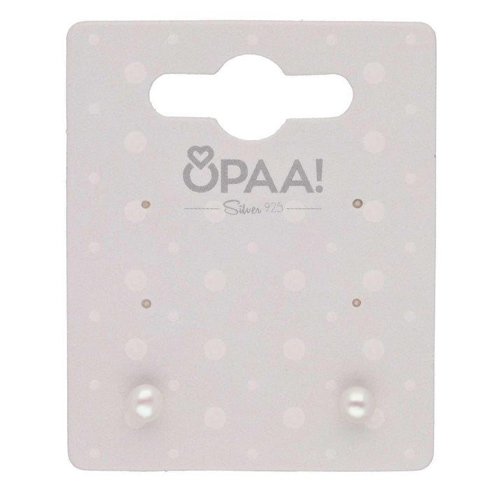 Uhani 925 Srebro Mini Perle - Fraktal