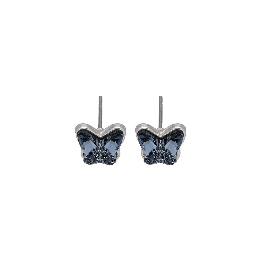 Uhani Metulj Swarovski Kristal - Fraktal
