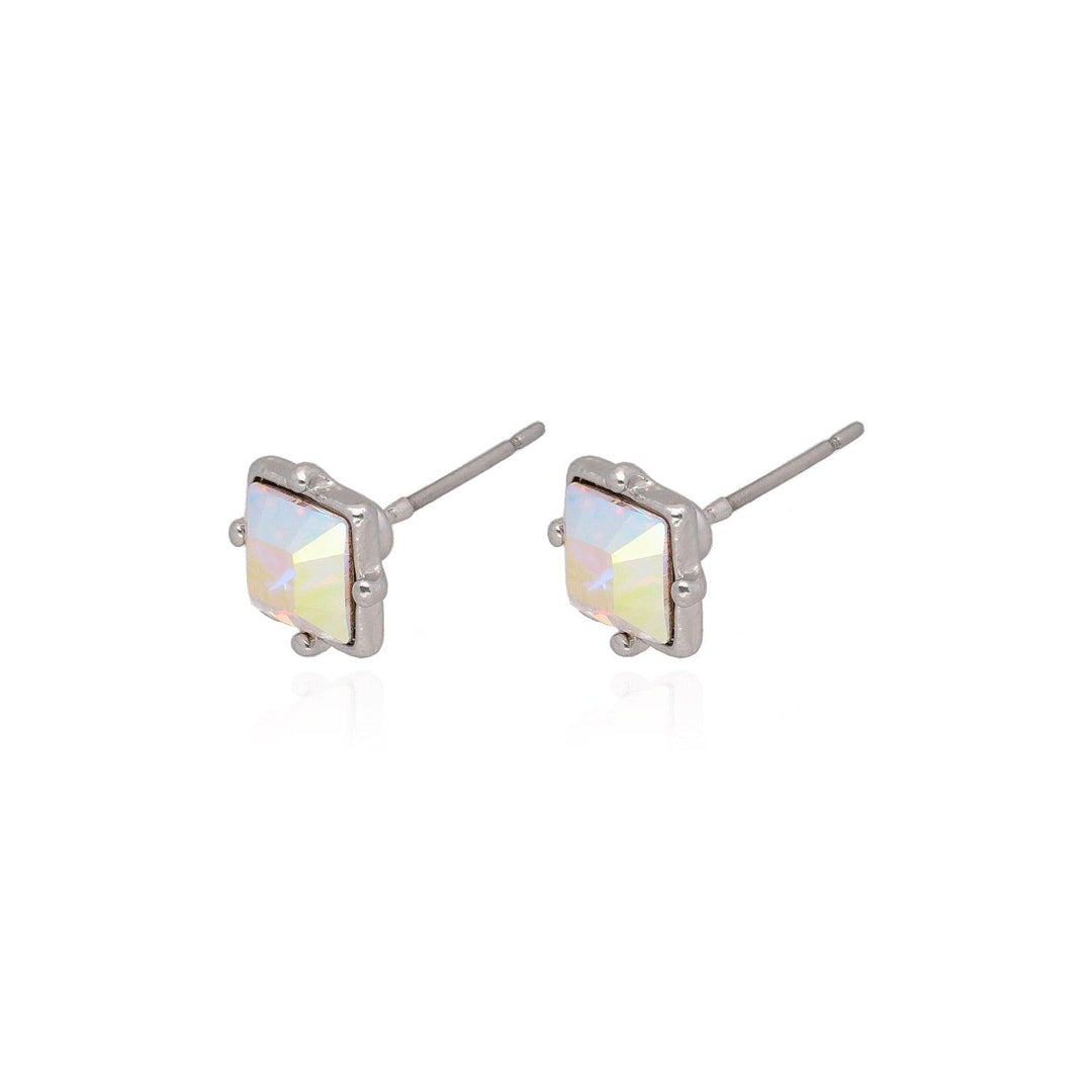 Uhani Swarovski Kristal Kvadratni - Fraktal