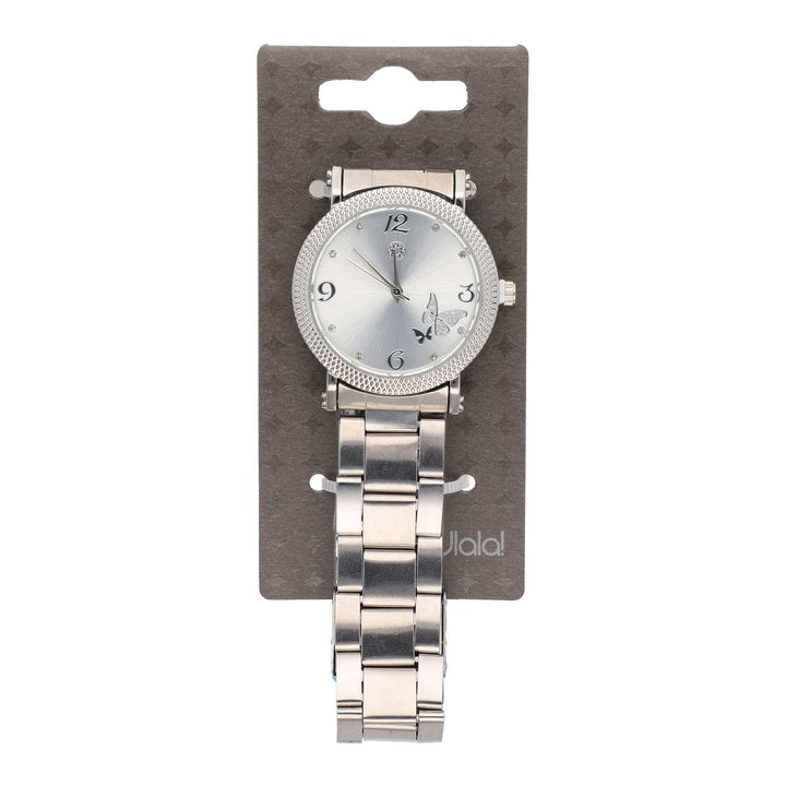 Ura Srebrna Metulj 34 mm - Fraktal