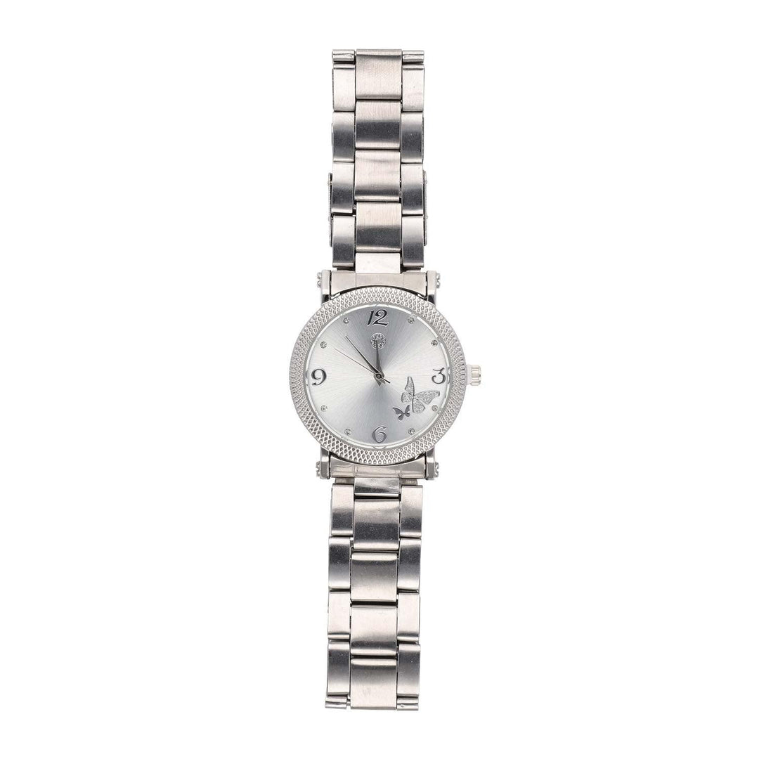 Ura Srebrna Metulj 34 mm - Fraktal