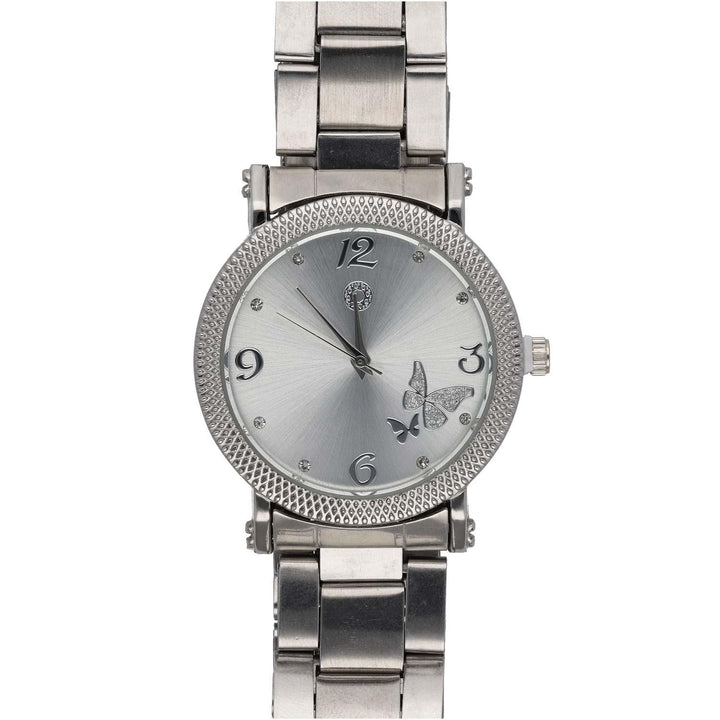 Ura Srebrna Metulj 34 mm - Fraktal