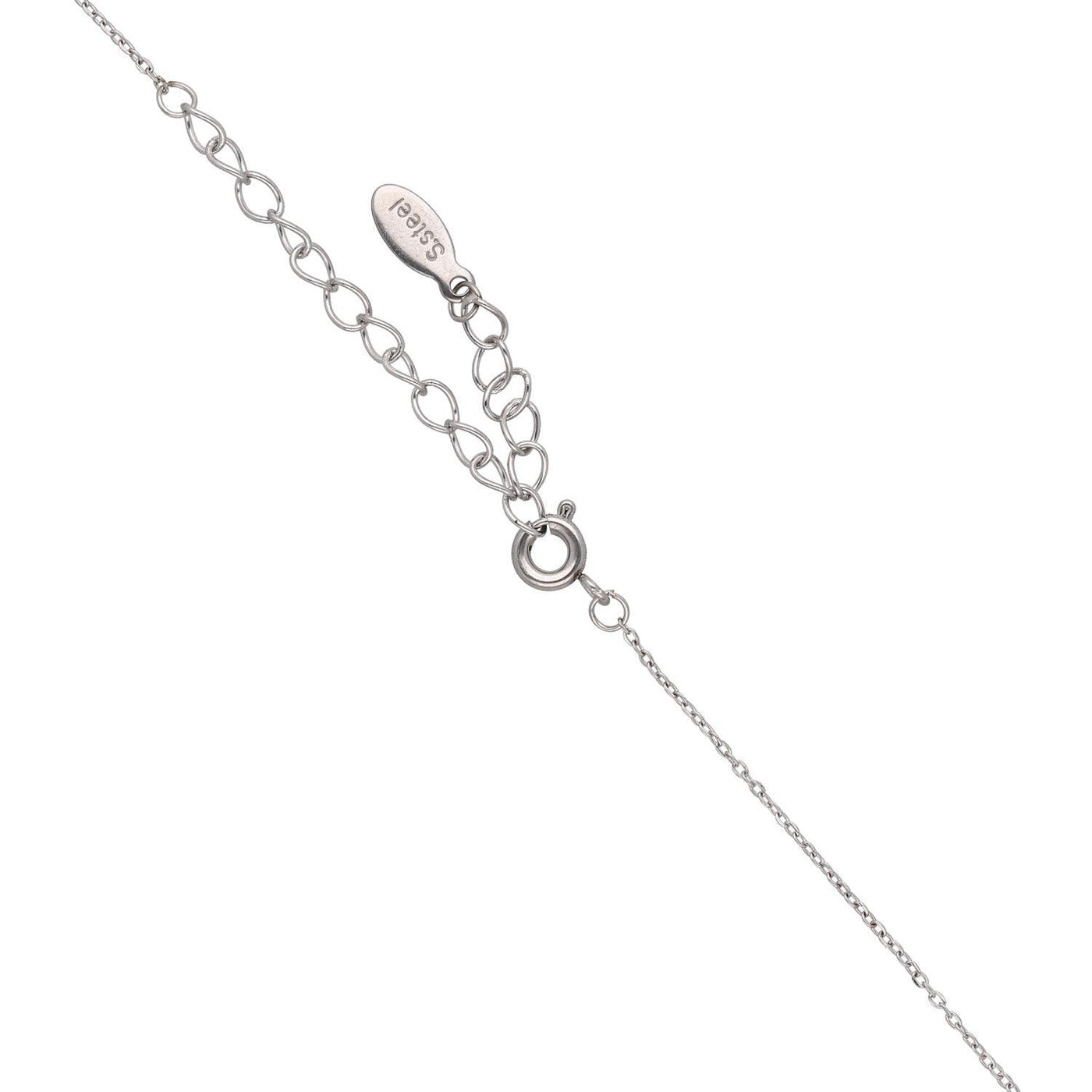 Verižica Krogla Swarovski Kristal Nerjaveče Jeklo - Fraktal