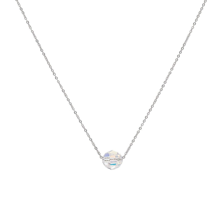 Verižica Krogla Swarovski Kristal Nerjaveče Jeklo - Fraktal