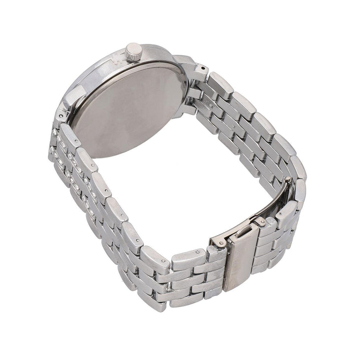 Ura Srebrna S Kristali Quartz 41 mm - Fraktal