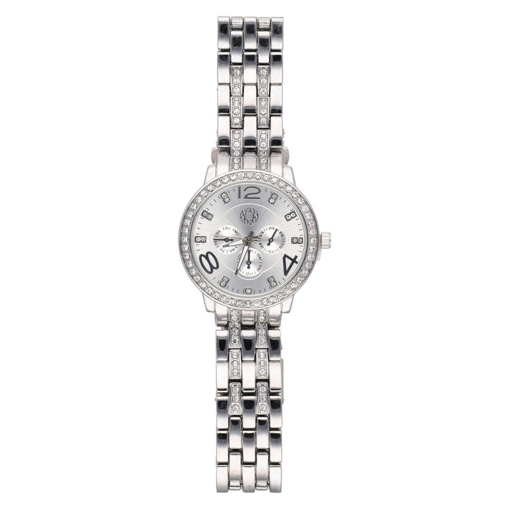 Ura Srebrna S Kristali Quartz 41 mm - Fraktal
