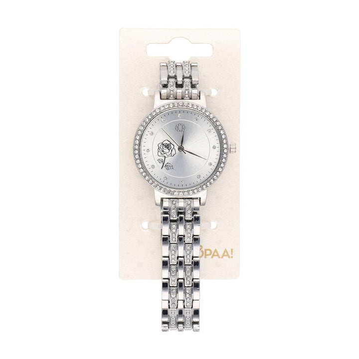 Ura Srebrna Vrtnica Quartz 35 mm - Fraktal