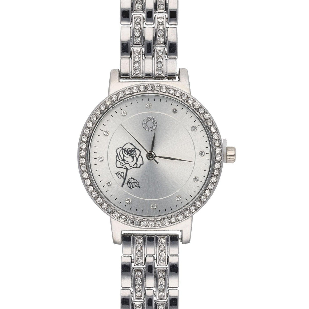 Ura Srebrna Vrtnica Quartz 35 mm - Fraktal