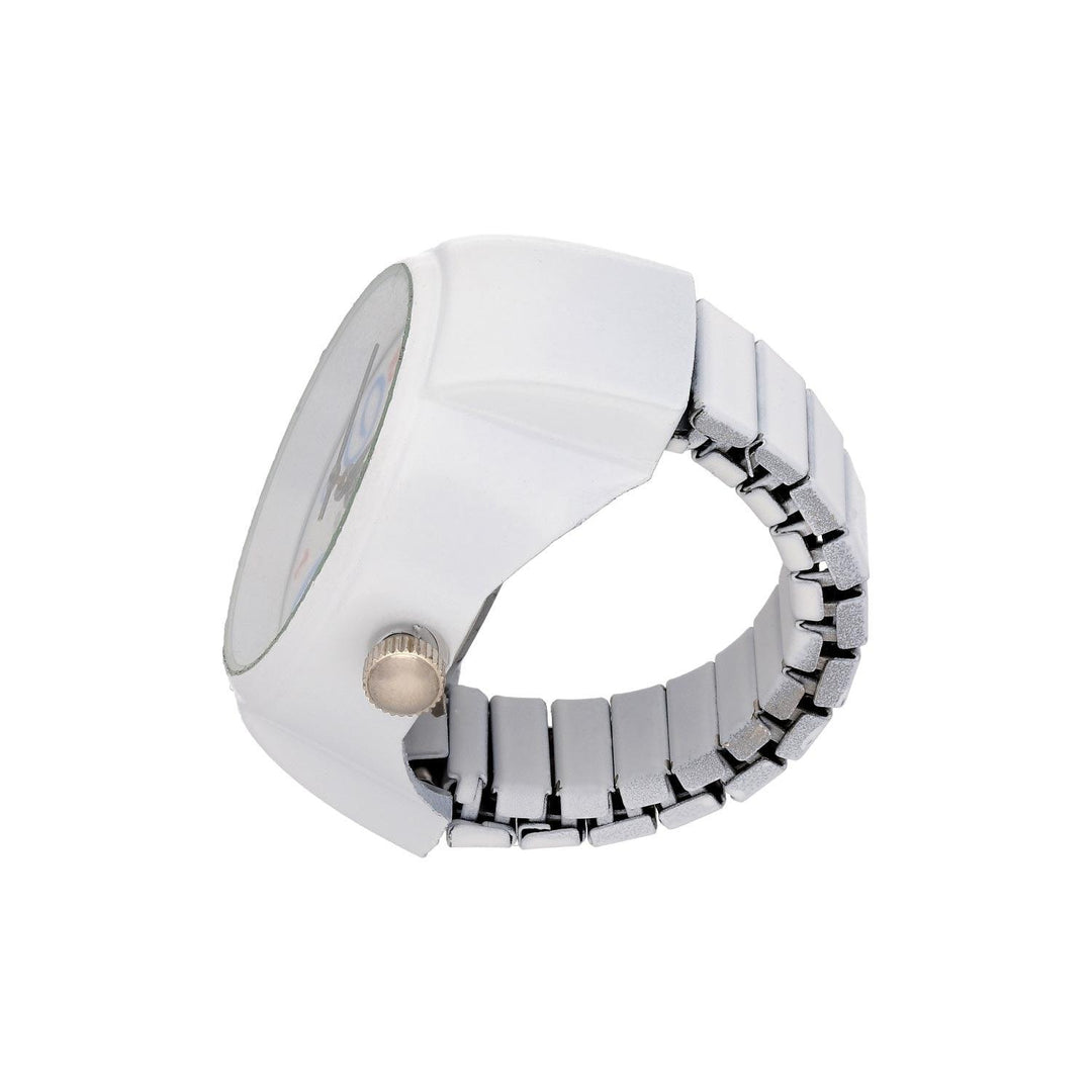 Prstan Z Belo Quartz Uro - Fraktal