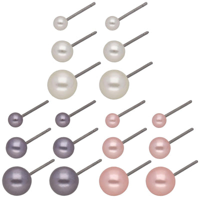 Uhani Shamballa Perla Set 9 Parov - Fraktal