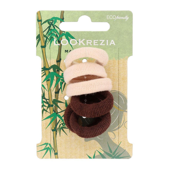 Elastika Za Lase Mini ECO Bambusova Vlakna 6 Kos - Fraktal