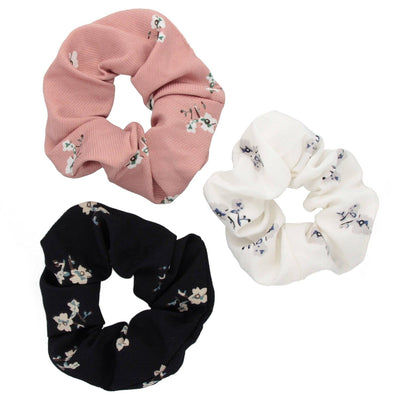 Scrunchie Elastika Za Lase Roža 3 Kos - Fraktal