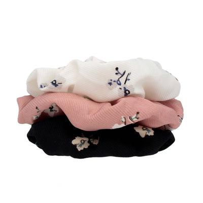 Scrunchie Elastika Za Lase Roža 3 Kos - Fraktal