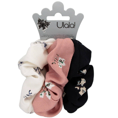 Scrunchie Elastika Za Lase Roža 3 Kos - Fraktal