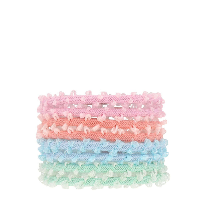 Elastika Za Lase Pastel Mix 8 Kos - Fraktal