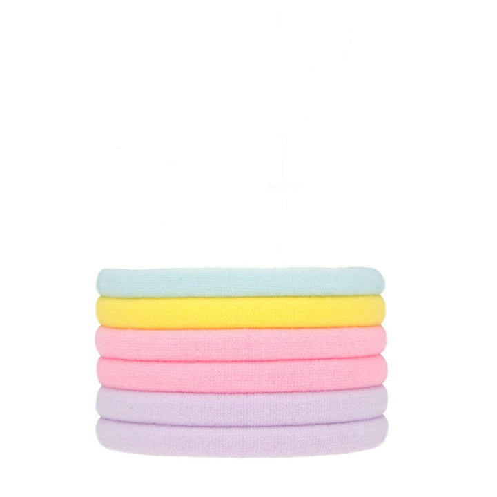Elastika Za Lase Pastel Mix Barve 6 Kos - Fraktal
